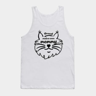 Proud Maine Coon cat mommy Tank Top